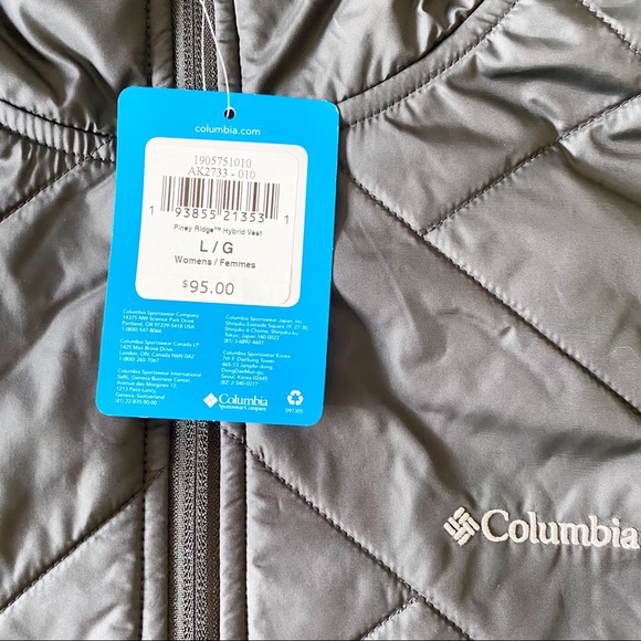COLUMBIA Piney Ridge Hybrid Vest Black NWT - Picture 3 of 13